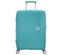 American Tourister Soundbox - Hard Shell Suitcase 67 cm Medium - Trolley Case with 4 Wheels, TSA Lock, Expandable & Light - 71.5/81 L - Turquoise Tonic