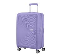American Tourister Soundbox - Hard Shell Suitcase Medium, 67 cm - Trolley Suitcase with 4 Wheels, TSA Lock, Expandable & Light, 71.5/81L, Lavender (Lavender)