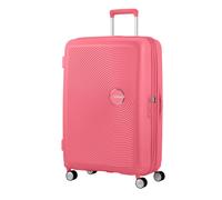 American Tourister Soundbox - Hard Shell Suitcase 77 cm Large - Trolley Case with 4 wheels, TSA lock, Expandable & Light - 97/110 L - Golden Yellow