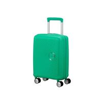 American Tourister Soundbox Mini Kids Spinner Cabin Suitcase, 47 cm | Bright Green, hardside suitcase, 47H x 32W x 21D cm, 22 L, 1.8 kg, with interior cross straps