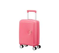 American Tourister Soundbox Mini Kids Spinner Cabin Suitcase, 47 cm | Sun Kissed Coral, hardside suitcase, 47H x 32W x 21D cm, 22 L, 1.8 kg, with interior cross straps