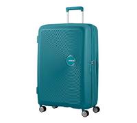 American Tourister Soundbox Spinner Check-in Suitcase, 77 cm | Jade Green, expandable hardside suitcase, 77H x 51.5W x 29.5D cm, 97/110 L, 4.2 kg, with TSA lock