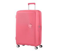American Tourister Soundbox Spinner Check-in Suitcase, 77 cm | Sun Kissed Coral, expandable hardside suitcase, 77H x 51.5W x 29.5D cm, 97/110 L, 4.2 kg, with TSA lock