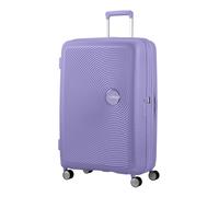American Tourister Soundbox - Hard Shell Suitcase Large, 77 cm - Trolley Case with 4 Wheels, TSA Lock, Expandable & Light, 97/110L, Lavender