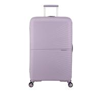 American Tourister Large trolley made of polypropylene, lightweight and durable with fixed lock with 3 digit combination with TSA function. It has 4 swivel wheels, top handle, approx, a646 stormy
