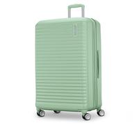 American Tourister Stratum 3.0 Large 28-Inch Spinner, Airline Approved, Durable Hardside Luggage, Expands 1.5", RightHeight™ Adjustable Handle, Surrel Green