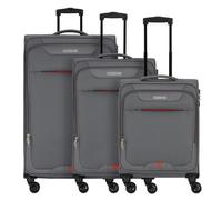 American Tourister Street Roll 4 wheels Suitcase set 3-piece Expandable gray