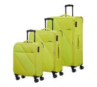 American Tourister Sun Break Suitcase Set 3 Pieces Standard Size, Luggage Suitcase Set, Lime