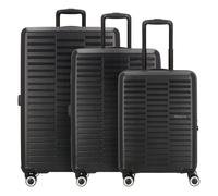 American Tourister Sunset Hills 4 wheels Suitcase set 3-piece black