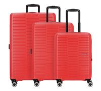 American Tourister Sunset Hills 4 wheels Suitcase set 3-piece red
