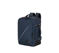American Tourister Take2Cabin - EasyJet Cabin Bag 36 x 20 x 45 cm, 38 L, 0.70 kg, Hand Luggage, Airplane Backpack M Underseat, Blue (Dark Navy)