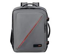 American Tourister Take2Cabin - easyJet Cabin Bag 45 x 36 x 20 cm, 38 L, 0.70 kg, Hand Luggage, Airplane Backpack M Underseater, Grey (Dark Grey)