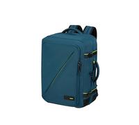 American Tourister Take2Cabin - Expandable Travel Backpack 17.3 inch, 55 cm, 42.5/48.5 L, Blue (Harbor Blue)