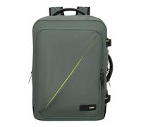 American Tourister Take2Cabin - Expandable Travel Backpack, 55 cm, 48.5L, Green (Dark Forest)