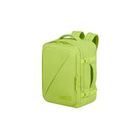 American Tourister Take2Cabin Puff - Cabin Backpack 40x30x20 cm - Hand Luggage for Ryanair, Wizz Air & Vueling, Underseat Bag with 15.6" Laptop Compartment - 26.5 L - 0.60 KG - Green (Hyper Lime)