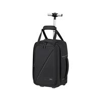 American Tourister Take2Cabin Ryanair Cabin Bag 40 x 25 x 20 cm, 20 L, 1.40 kg, Backpack on Wheels, Hand Luggage, Aeroplane Backpack S Underseater, Black, Black (Black), S, Ryanair Cabin Bag on Wheels