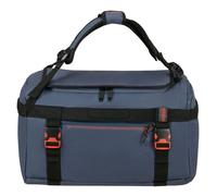 American Tourister Travel Bag Urban Track Duffle/Backpack Coated 60L Navy/Orange Blue