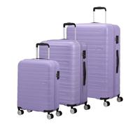 American Tourister High Turn 4 wheels Suitcase set 3-piece purple