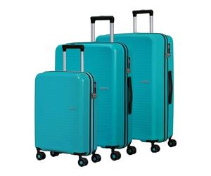 American Tourister Trolley Summer Hit 3 PC Set A Turquoise 76cm