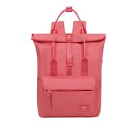 American Tourister Urban Groove UG16 Puff - Women's Backpack with Hidden Back Pocket, Casual Backpack for Everyday Use, 17L, Pink Glitch