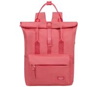 AMEGM American Tourister Urban Groove UG16 Puff - Women's Backpack with Hidden Back Pocket, Casual Backpack for Everyday Use, 17L, Pink Glitch