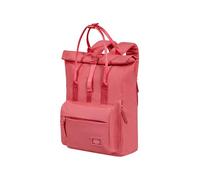AMEGM American Tourister Urban Groove UG16 Puff - Women's Backpack with Hidden Back Pocket, Casual Backpack for Everyday Use, 17L, Pink Glitch