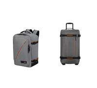 American Tourister Urban Track & Take2Cabin - Travel Bag, 68 cm, 84 L & Ryanair Cabin Bag, 25 x 20 x 40 cm, 24 L - Urban Travel Set - Dark Grey
