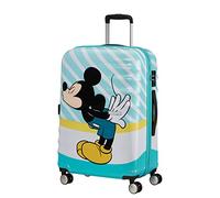 American Tourister Wavebreaker Disney - Spinner M, children's luggage, 67 cm, 64 L, multicolor (Mickey Blue Kiss)
