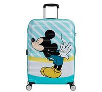 American Tourister Wavebreaker Disney - Spinner M, children's luggage, 67 cm, 64 L, multicolor (Mickey Blue Kiss)