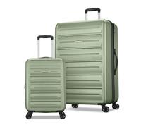 American Tourister Westridge Hardside Luggage Set with Spinner Wheels, Sage Green, 2PC Set (CO/L), Westridge Hardside Luggage with Spinner Wheels