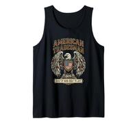 American Tradesman Built By Hand Built to Last Flag Eagle Tank Top