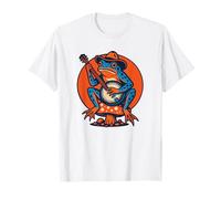 American Traditional Tattoo Flash,Frog Banjo Old Vintage T-Shirt