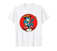 American Traditional Tattoo Flash,Frog Banjo Old Vintage T-Shirt