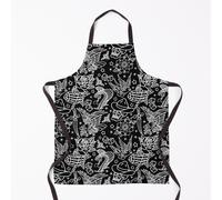 American Traditional Tattoo Flash Print Grill Aprons for Kitchen BBQ Chef