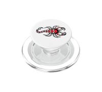 American Traditional Tattoo Heart Scorpion Old School Flash PopSockets PopGrip for MagSafe