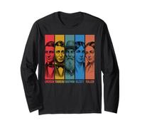 American Transcendentalists Emerson Thoreau Whitman Authors Long Sleeve T-Shirt