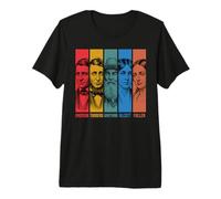 American Transcendentalists Emerson Thoreau Whitman Authors Premium T-Shirt