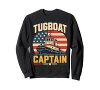 American Tugboat Captain Boat Operator Sweatshirt