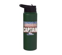 American Tugboat Captain Stainless Steel Insulated Water Bottle