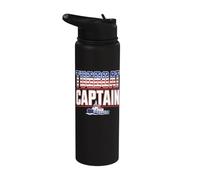 American Tugboat Captain Stainless Steel Insulated Water Bottle