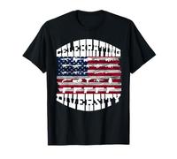 American US Flag Assault Sniper Rifle Machine Gun Firearms T-Shirt