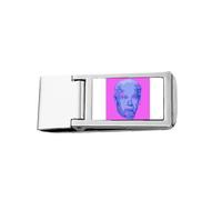 American USA President Serious Doubt Slim Money Clip Stainless Holder Pocket Wallet