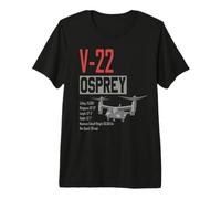 American V/STOL Military Aircraft V22 Osprey Premium T-Shirt