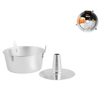 American Vespa Aluminum Cone Shape with Plate 24 cm