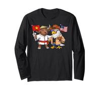 American Vietnamese Roots USA Vietnam Flag Long Sleeve T-Shirt