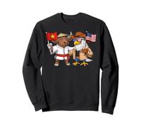 American Vietnamese Roots USA Vietnam Flag Sweatshirt