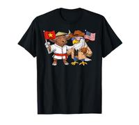 American Vietnamese Roots USA Vietnam Flag T-Shirt