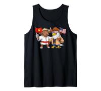 American Vietnamese Roots USA Vietnam Flag Tank Top