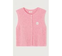 American Vintage - East Orchid Melange Sleeveless Cardigan - S