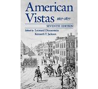Dinnerstein - American Vistas Volume 1 1607-1877 - New paperback or - N555z